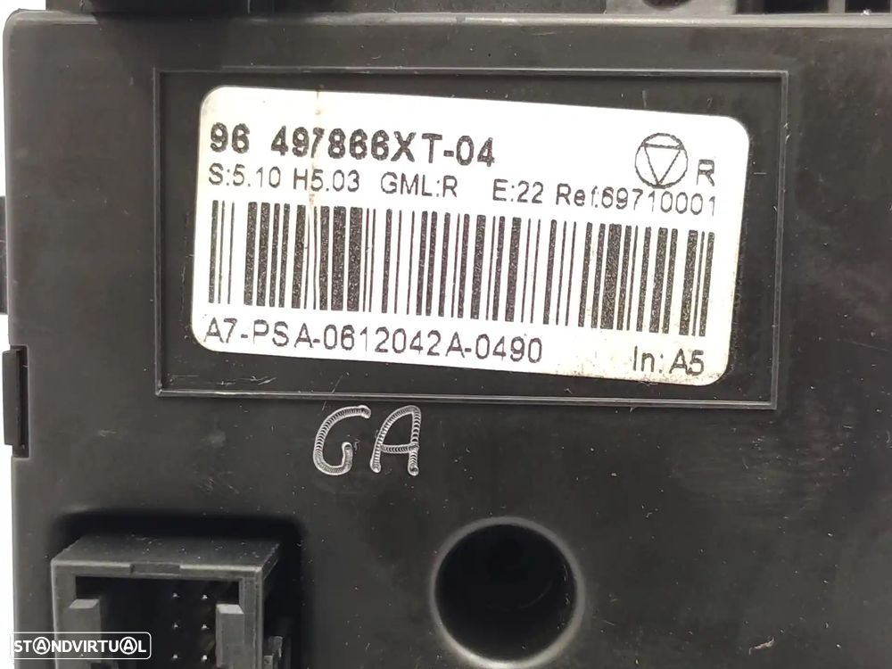 COMANDO SOFAGEM / AR CONDICIONADO PEUGEOT 207 2008 -96497866XT - 4