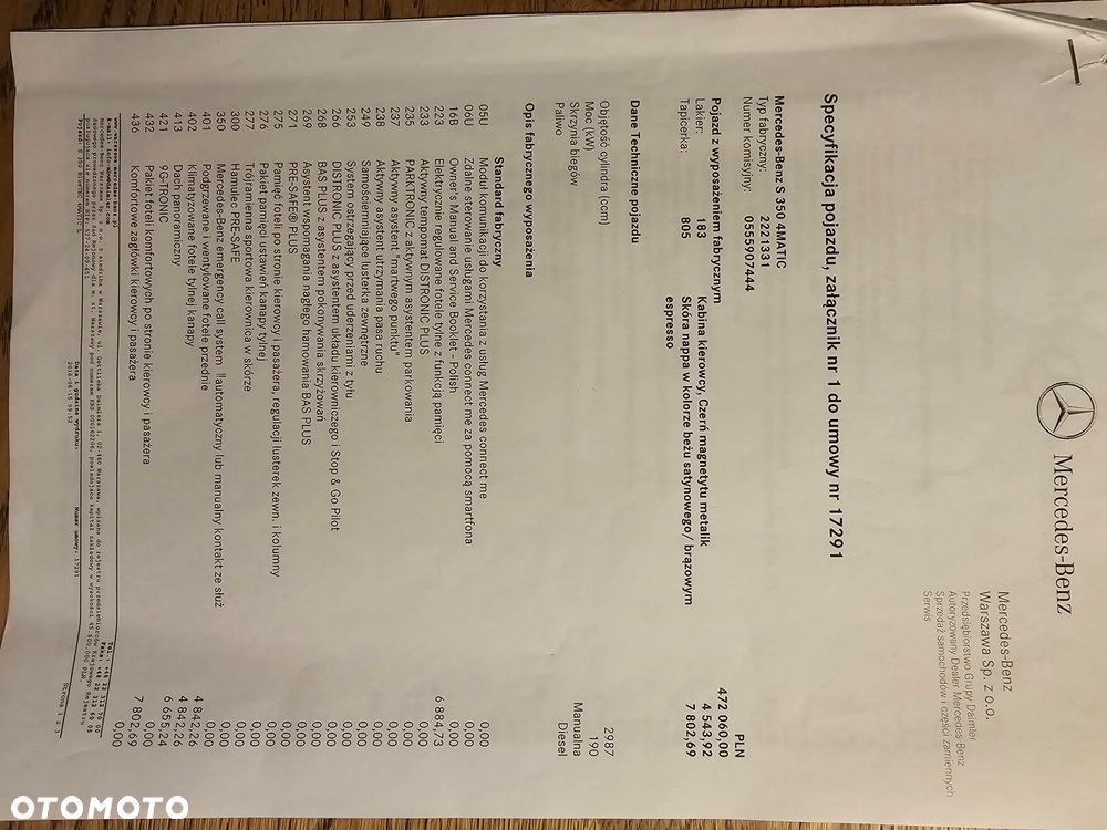 Mercedes-Benz Klasa S 350 d 4-Matic L 9G-TRONIC - 24