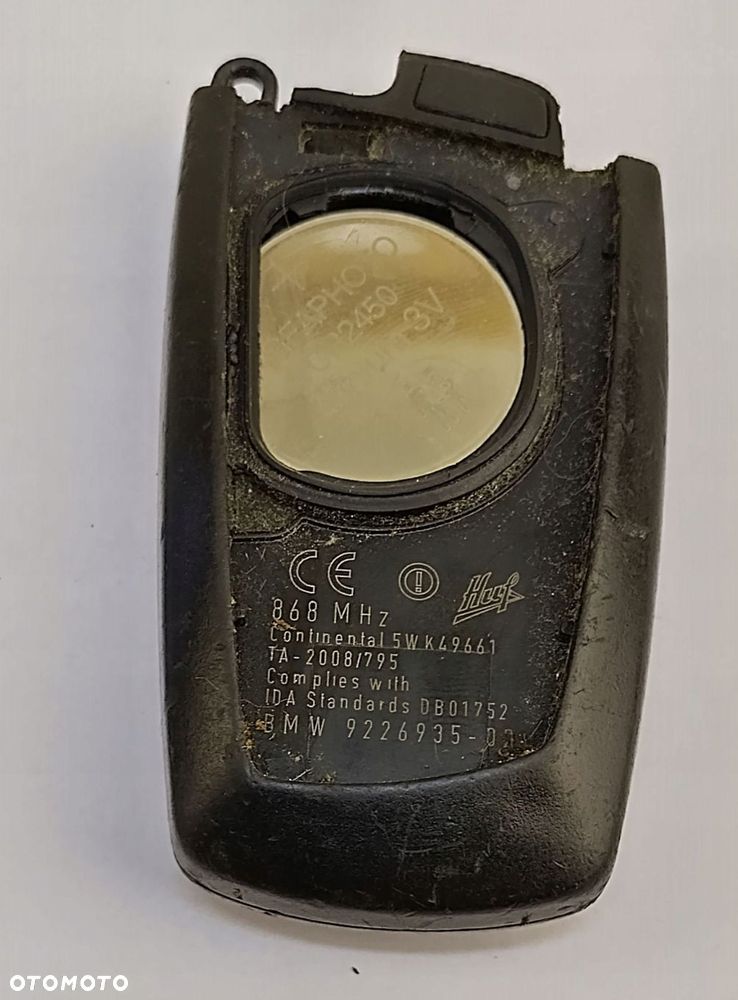 bmw 6 f12 f13 10-18 klucz kluczyk pilot 9226935 - 6
