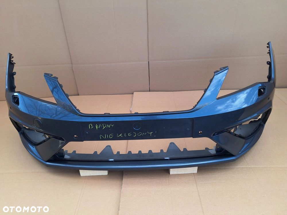 SEAT LEON III FR LIFT 16- 17-19r NIE KLEJONY! SUPER STAN! ZDERZAK PRZÓD PRZEDNI 5F0807221AB WYSYŁKA 24H - 3