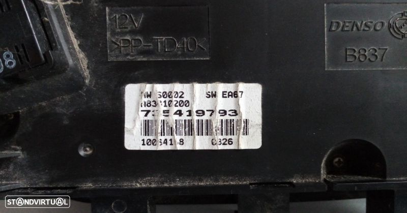 Botão / interruptor do AC FIAT Grande Punto (199_) - 3