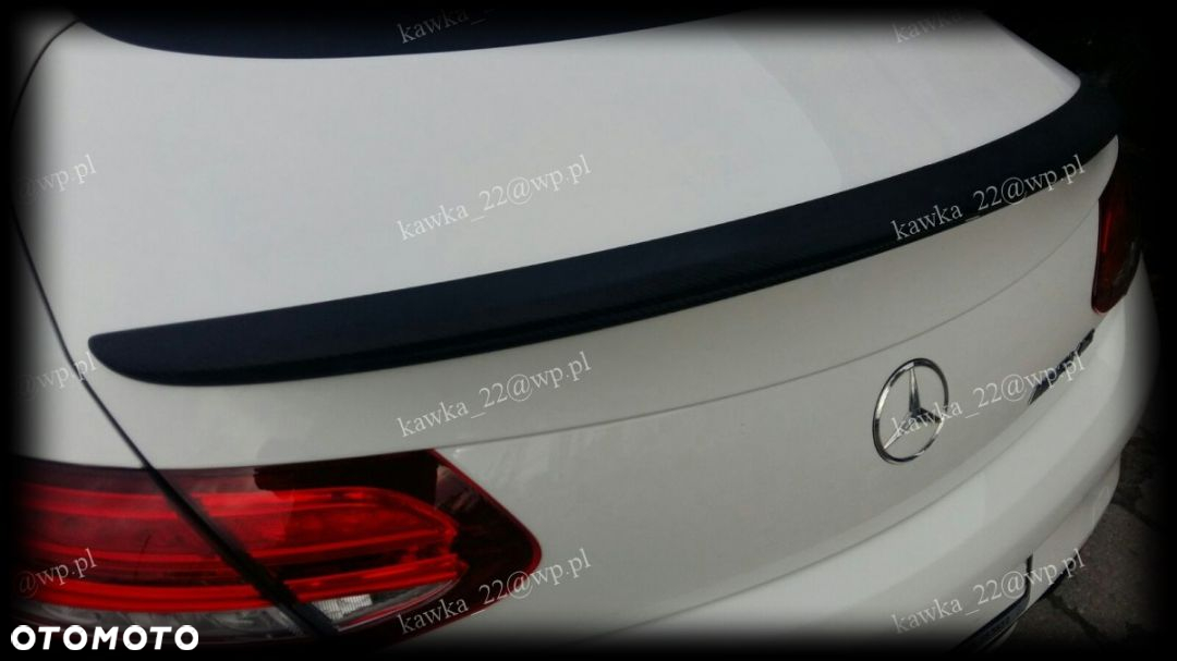 MERCEDES W205 COUPE SPOILER LOTKA NA KLAPĘ PODKŁAD - 7