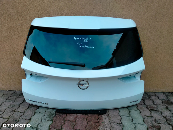 OPEL GRANDLAND X / EWP / KLAPA BAGAŻNIKA TYŁ TYLNA / ZAWIASY / ORYGINAŁ / Do założenia
