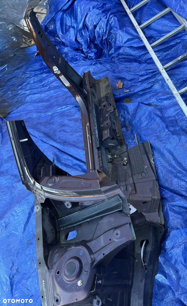 AUDI A3 8V SEDAN ĆWIARTKA PRZÓD PRÓG PODŁUŻNICA  FARTUCH SŁUPEK A SŁUPEK B PRAWA PRAWY BOK - 4