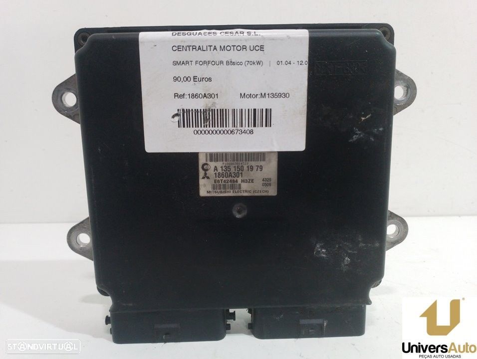 CENTRALINA MOTOR UCE SMART FORFOUR 2004 -1860A301 - 3