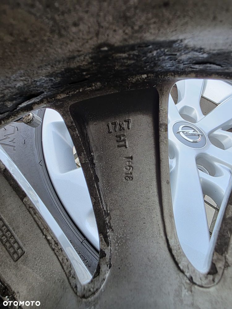 OPEL ASTRA J ZAFIRA C INSIGNIA B KOŁA 5X115 FELGI ALUMINIOWE R17 OPONY 225/50 ZIMOWE DUNLOP +CZUJNIKI TPMS - 9