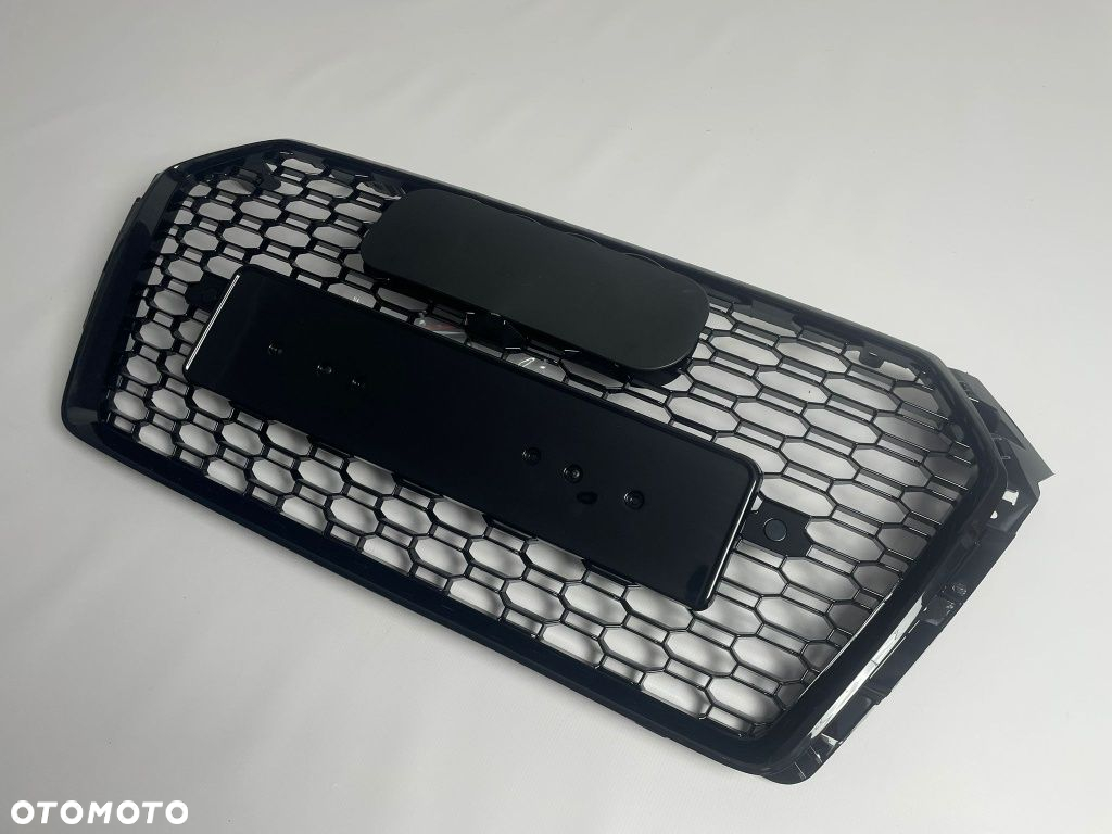 Audi A4 B9 Przednia Atrapa Chłodnicy Plaster Miodu Grill Czarny Połysk - 7