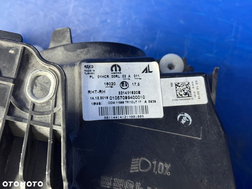 LAMPA PRAWA SOCZEWKA FIAT TIPO II EUROPA BDB - 5