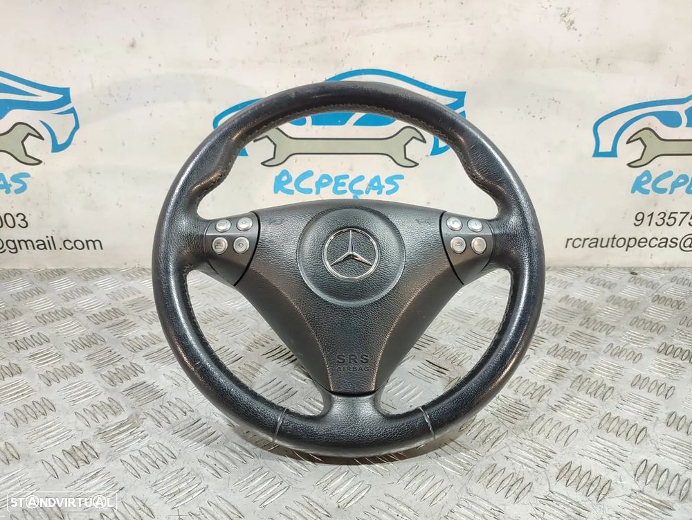 Volante Completo em Pele Multifunções Mercedes Benz SLK R171 - 1