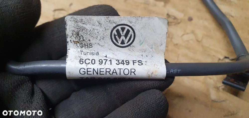Instalacja wiązka alternatora VW Polo V 6R 6C0971349FS - 8