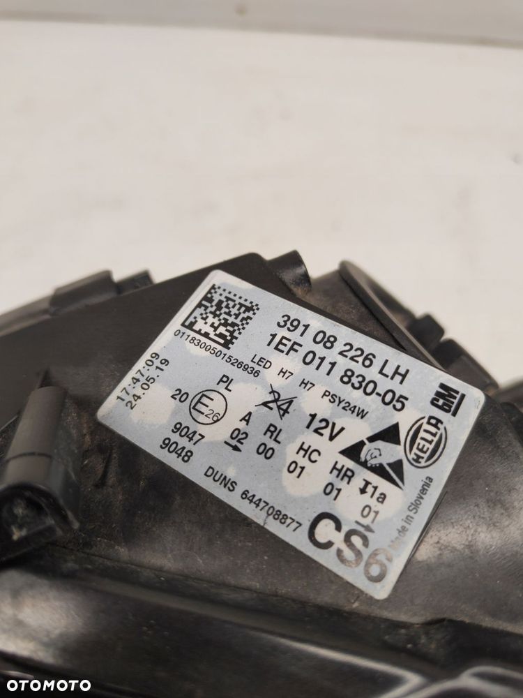 opel corsa e zw z led lampa lewy przód 1ef011830 - 6
