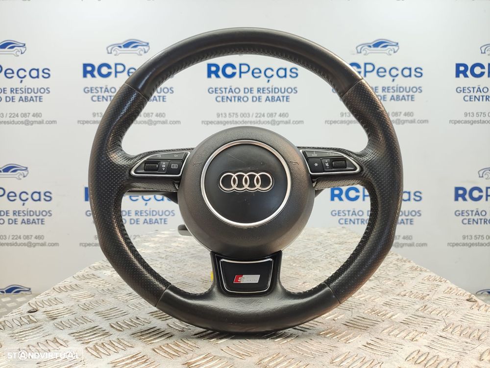 Volante Completo Em Pele Perfurada Audi A1 8X S-Line SLine - 1