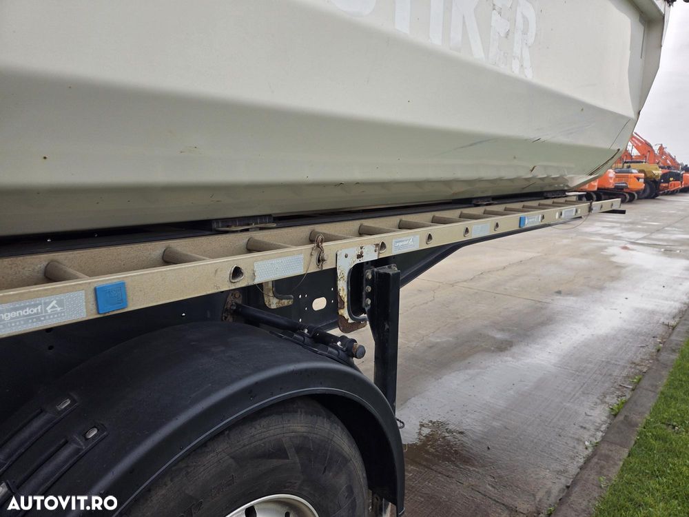 Langendorf SKS339, 28mc, Masa propie 6,2tone, 2018, axe BPW, axa liftabila, anv 70% ok, rulata DOAR IN GERMANIA, carte identitate RAR, scena vizitare, prelata, picioare sprijin, posibil leasing 2 ani, STARE FOARTE BUNA-PROMOTIE 17.900 EUR+Tva - 28