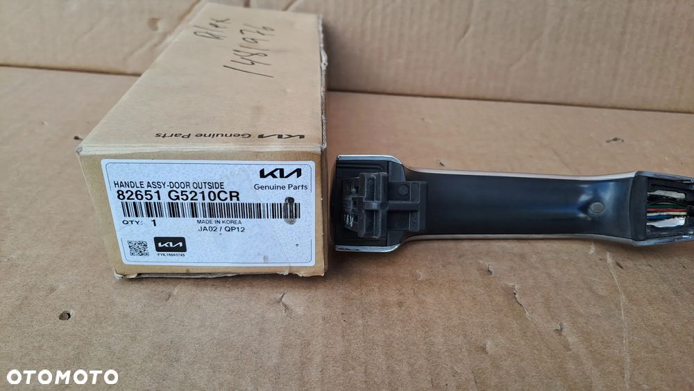 KIA NIRO 1 I 16- KLAMKA ZEWNĘTRZNA LEWA PRZEDNIA 82651-G5210 - 3