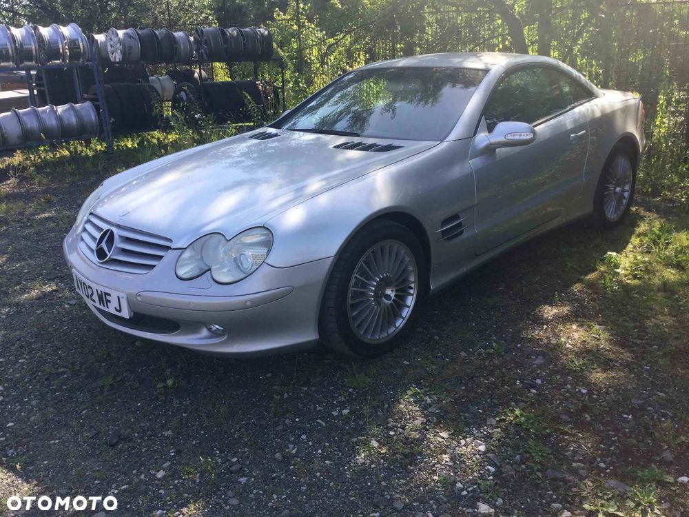 Maska Zderzak Reflektory Błotniki Wzmocnienie Belka Pas Przedni Lampy Mercedes SL500 SL350 R230 - 18