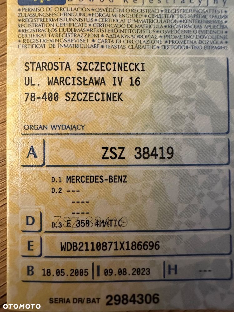 Mercedes-Benz Klasa E 350 4Matic Automatik Elegance - 12