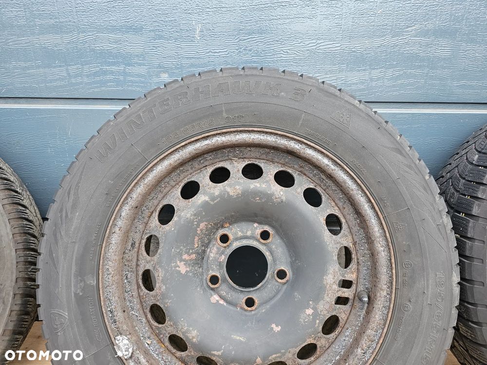KOŁA FELGI STALOWE 15 OPONY ZIMOWE OPEL VECTRA C SIGNUM ASTRA H MERIVA B ZAFIRA A B 5x110 ET35 6,5J 195/65/15 - 11