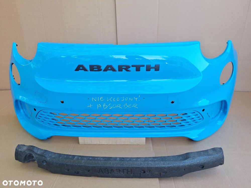 FIAT 500 II ABARTH 500E 23- NIE KLEJONY! ZDERZAK PRZÓD PRZEDNI+ABSORBER ORYG FIAT 735766399 WYSYŁKA KRAJ-EUROPA - 1