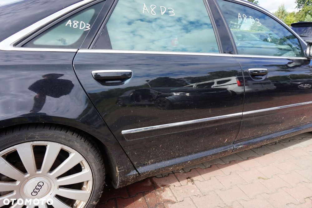 DRZWI TYLNE PRAWE A8 II D3 4E2 LIFT   CZARNY AUDI 2005-2010 - 2