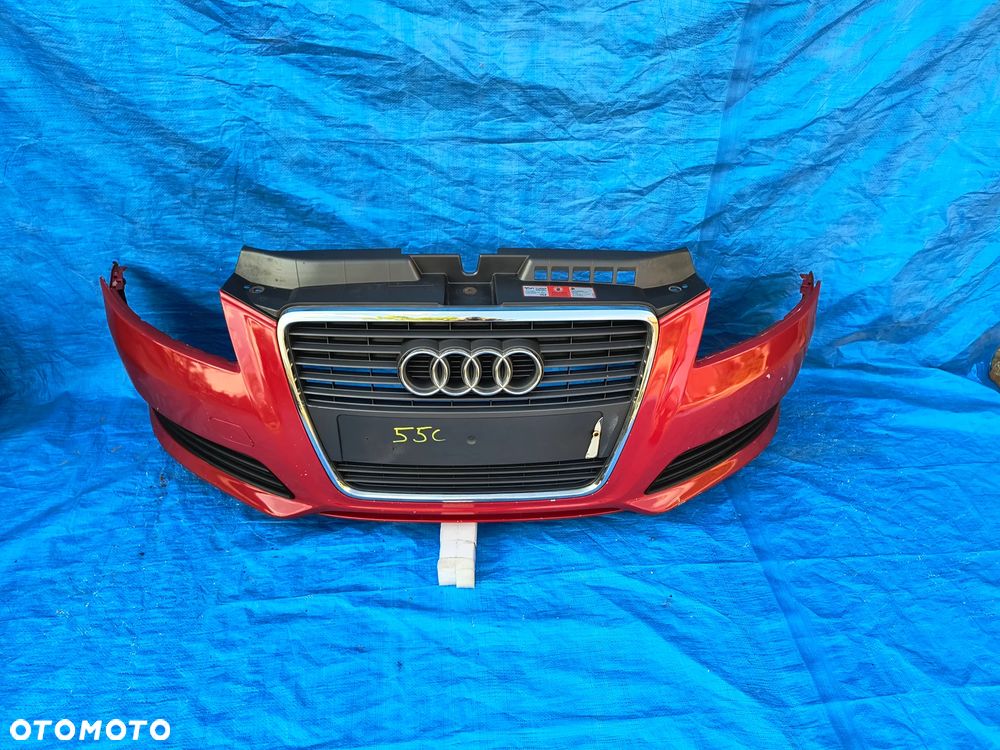 55C Zderzak przód przedni KOMPLETNY AUDI  A3 8P LIFT FL WYSYŁKA - 11