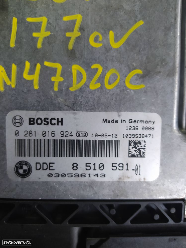 centralina BMW 120D 177cv 320D E87 E90 2010 N47D20C DDE8510591- 0281016924  Telef 933 023 959 - 2