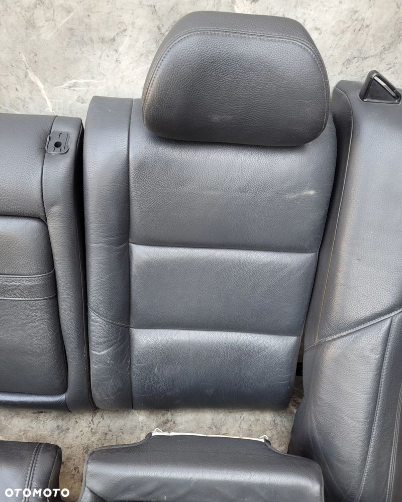 KANAPA TYŁ TYLNA VOLVO S80 I LIFT CZARNA SKÓRA - 5