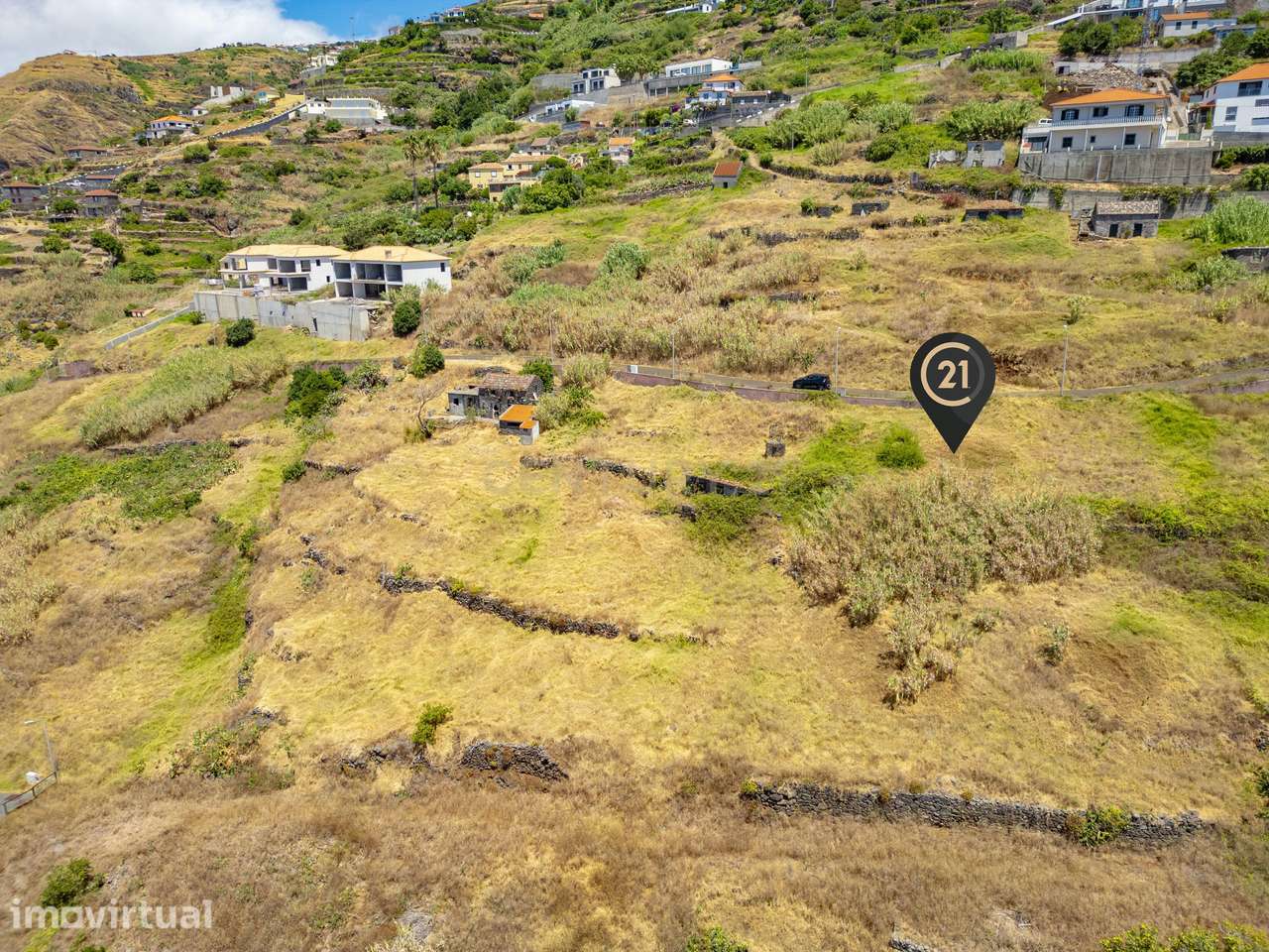 Terreno com Ruina - Vista Mar - Faja da Ovelha, Calheta - Grande imagem: 5/21