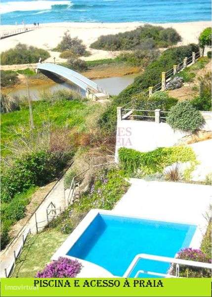 Ericeira - Praia São Lourenço - T2 Duplex com piscina em cima da areia - Grande imagem: 3/12