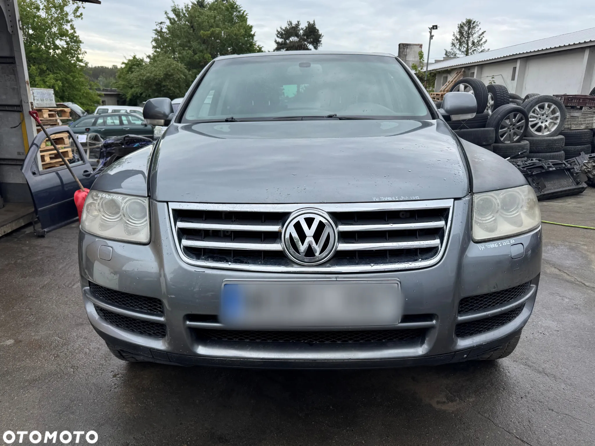 VW TOUAREG I 5.0 TDI V10 313KM AYH SZARY LD7Z NA CZĘŚCI - 2