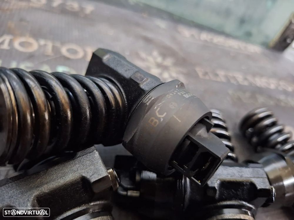 Injetores usados VW AUDI 1.9 TDI 100CV ATD BOSCH 0414720037 BC GOLF A3 LEON TOLEDO - 1