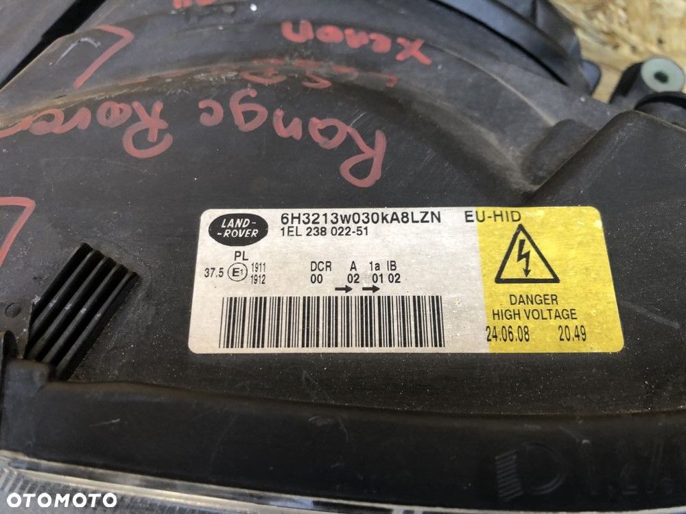LAND ROVER L320 SPORT LAMPA PRZÓD  LEWA 6H3213W030KA8LZN  BI-XENON EUROPA - 8