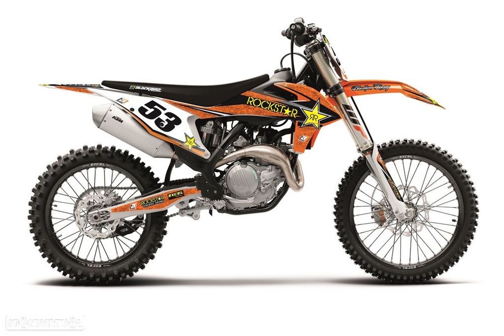kit autocolantes blackbird rockstar energy ktm exc / sx - 2