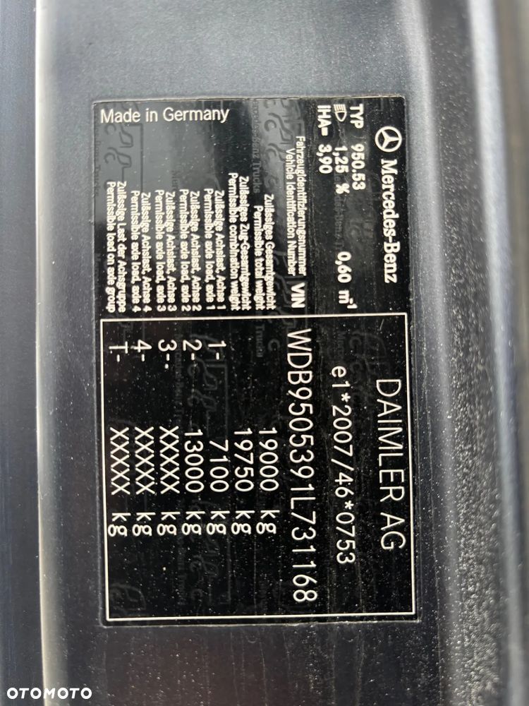 Mercedes-Benz MERCEDES AXOR 1829 PODWOZIE DO ZABUDOWY CHLODNIA KONTENER - 6