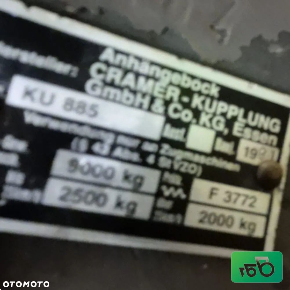 Listwa Szyna zaczepowa Cramer KU885 Massey Ferguson 8100 - 5