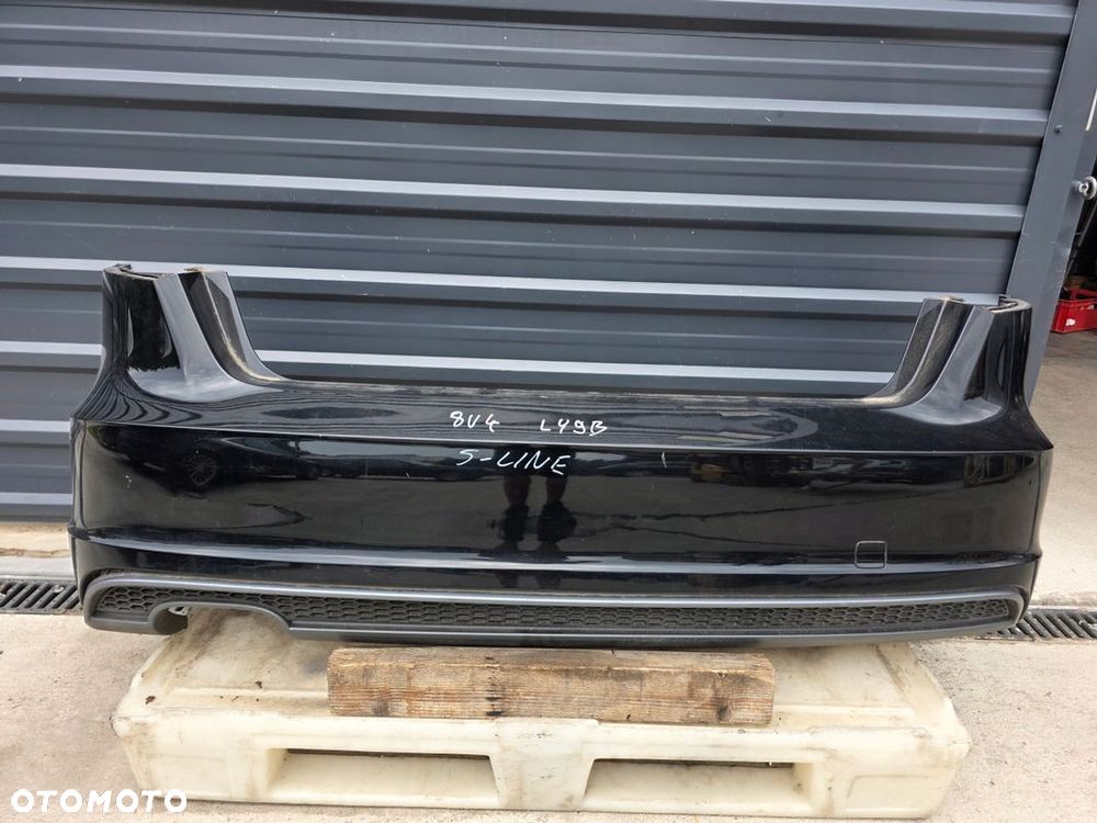 ZDERZAK TYŁ AUDI A3 8V4 5-DRZWI SPORTBACK LY9B S LINE BEZ PDC ORYGINAŁ ! - 1