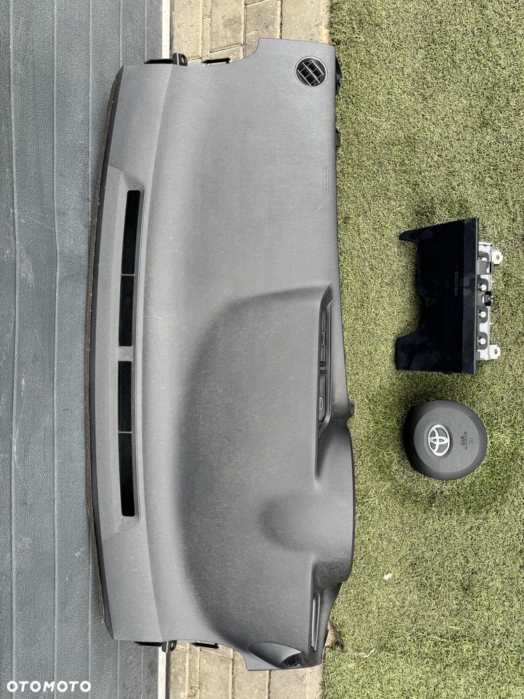 TOYOTA YARIS III 3 14- LIFT DESKA KONSOLA AIRBAG PODUSZKI KOMPLET ORYGINAŁ - 2
