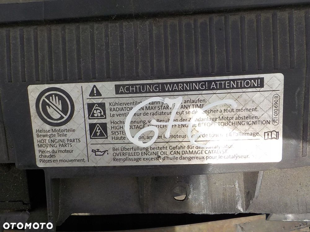 676 SEAT IBIZA IV 6J 1.4 BENZYNA PAS PRZEDNI BELKA CHŁODNICA - 2