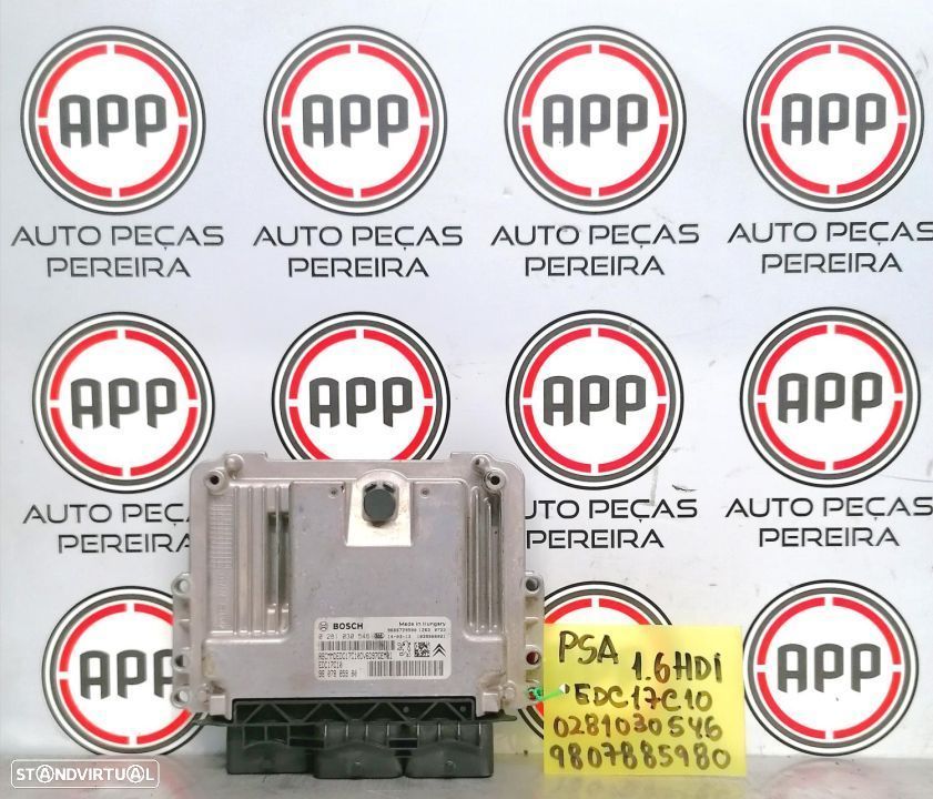 Centralinas PSA 1.6 HDI, EDC17C10, 9674244680, 0281015848, 9807885980, 0281030546, 9675352380 . - 2