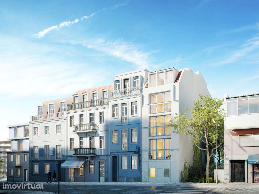 Apartamento T1 com varanda e vista, nas Amoreiras - Grande imagem: 4/20