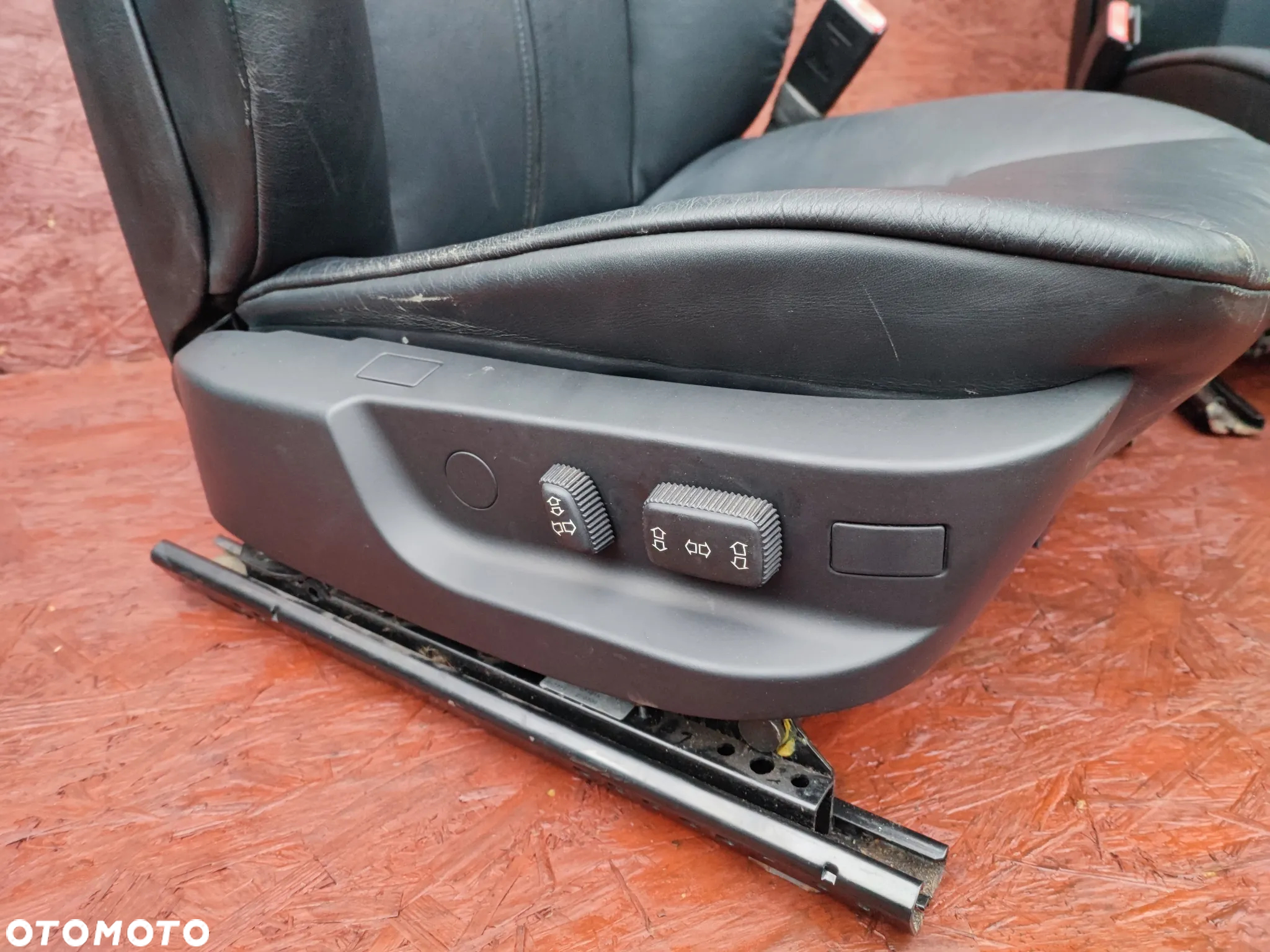 BMW E38 ORYGINALNE FOTELE KOMFORTY ELEKTRYCZNIE USTAWIANE EUROPA CZARNA SKÓRA W BDB STANIE LEWY / PRAWY PODGRZEWANE ELEKTRYCZNIE O NR. 9 069 619 OEM - 12