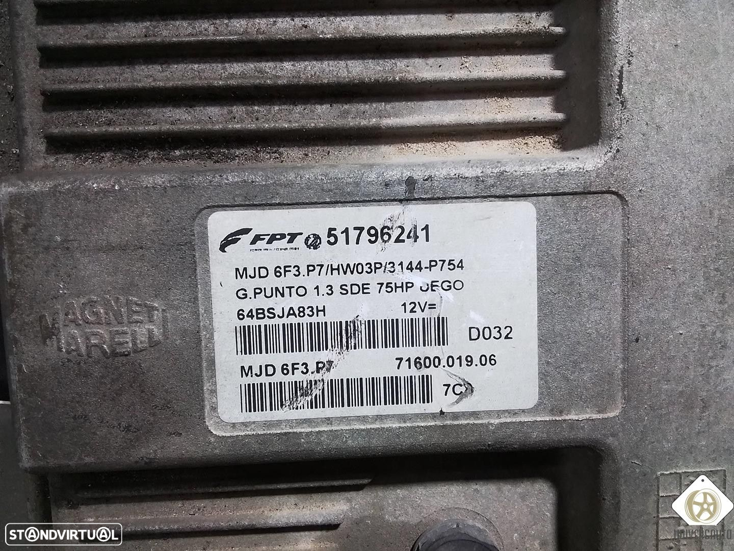 CENTRALINA MOTOR UCE FIAT GRANDE PUNTO 2009 - 2