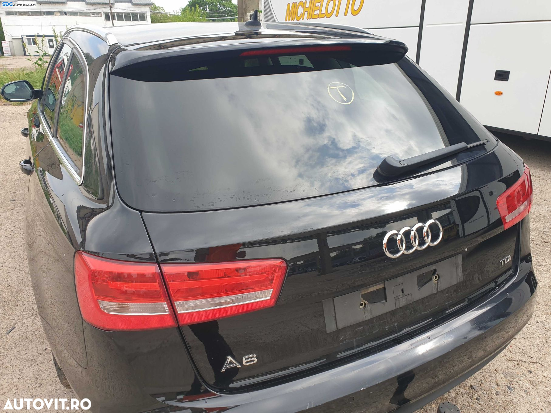 Haion Hayon Capota Portbagaj Dezechipat cu Luneta Geam Sticla Audi A6 C7 Break Avant 2011 - 2018 Culoare LY9B [K5416] - 4
