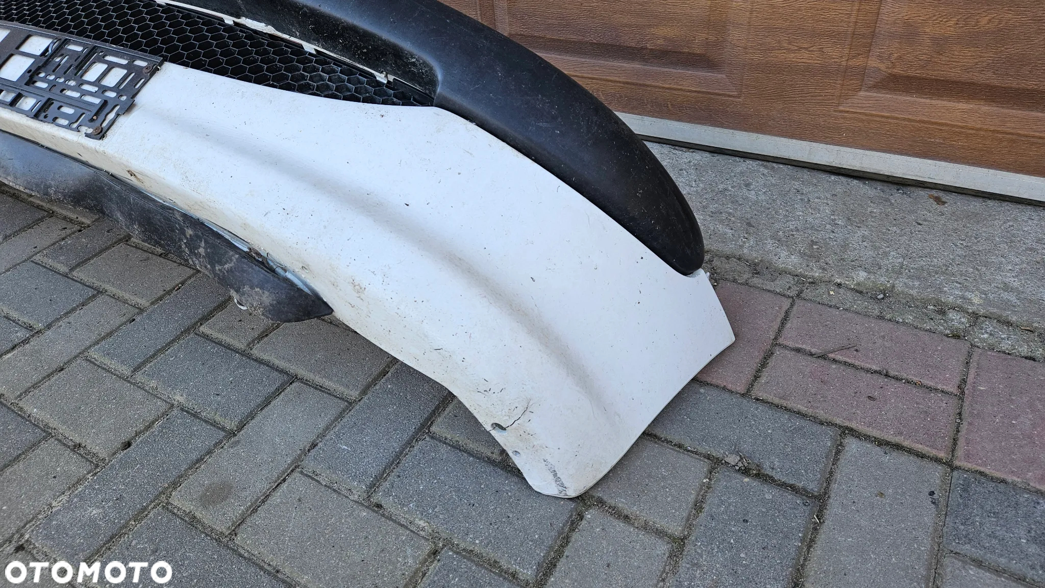 Peugeot 206 2002 2003 Kompletny zderzak przód Zderzak przedni kolor biały EWP EWPA - 7