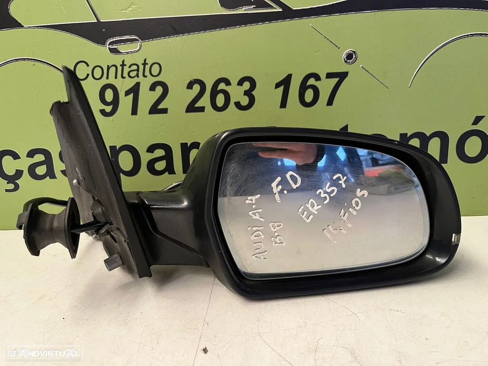 Audi A4 B8 - ESPELHO RETROVISOR REBATIVEL DIREITO - ER357 - 2
