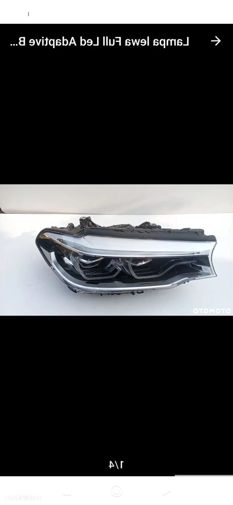Lampa prawa Full LED Adaptive BMW g30 Bdb.stan Europa
