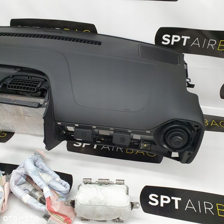 PEUGEOT 108 DESKA ROZDZIELCZA KONSOLA KOKPIT PULPIT PODUSZKI AIRBAG AIR BAG PASY KIT SET - 4