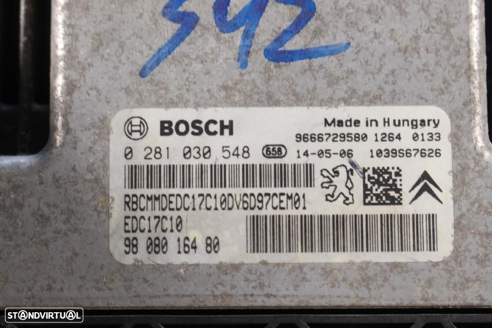 Centralina De Motor Peugeot 308 Ii  9808016480 / 0281030548 / 1039S676 - 6