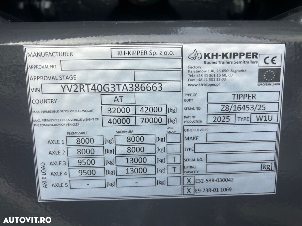 Volvo FH500, Retarder,18mc,Hardox, prelata electrica,  Factura externa - 27