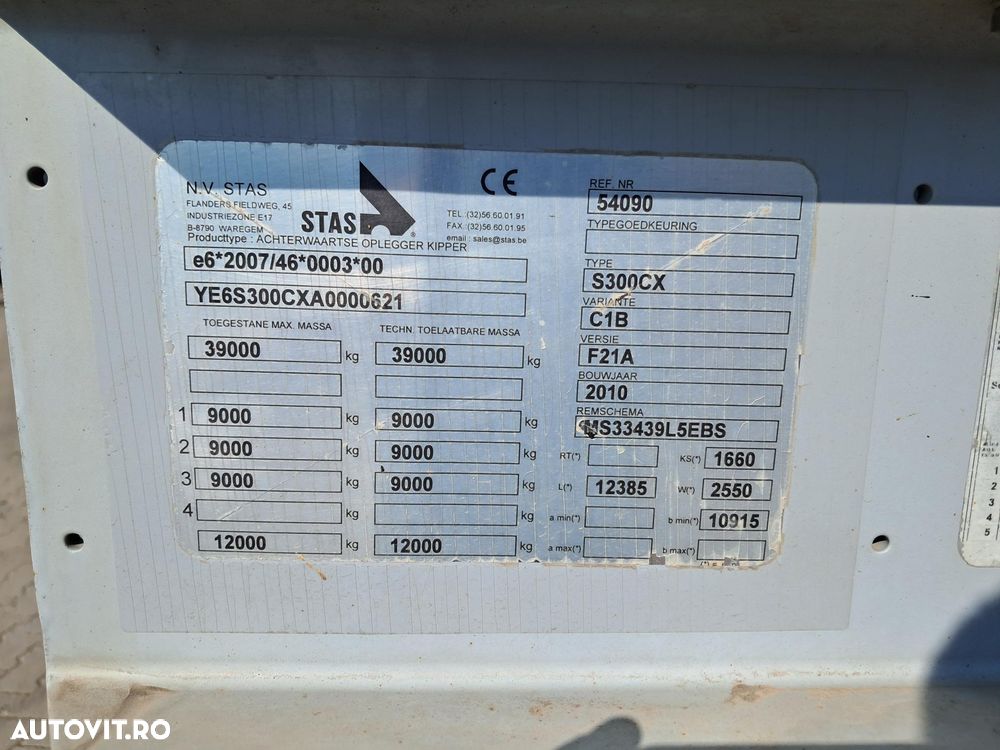 Stas S300 CX BASCULABILA CEREALE - 8