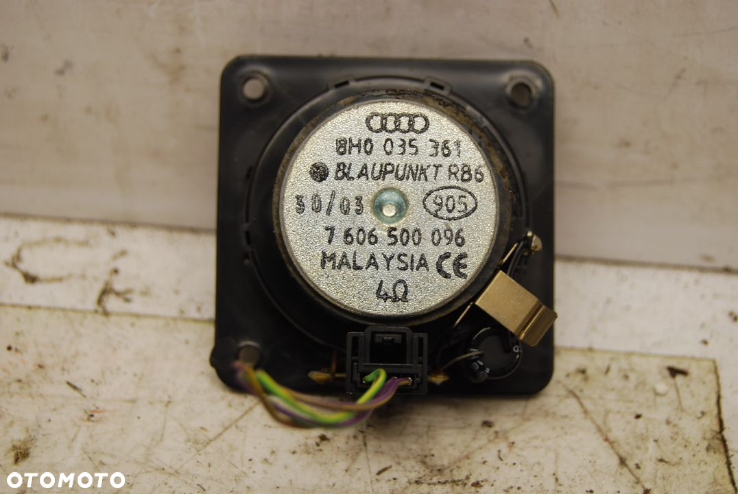 GŁOŚNIK KOKPITU 8H0035361A BOSE AUDI A4 B6 B7 8H0035361 BLAUPUNKT - 4